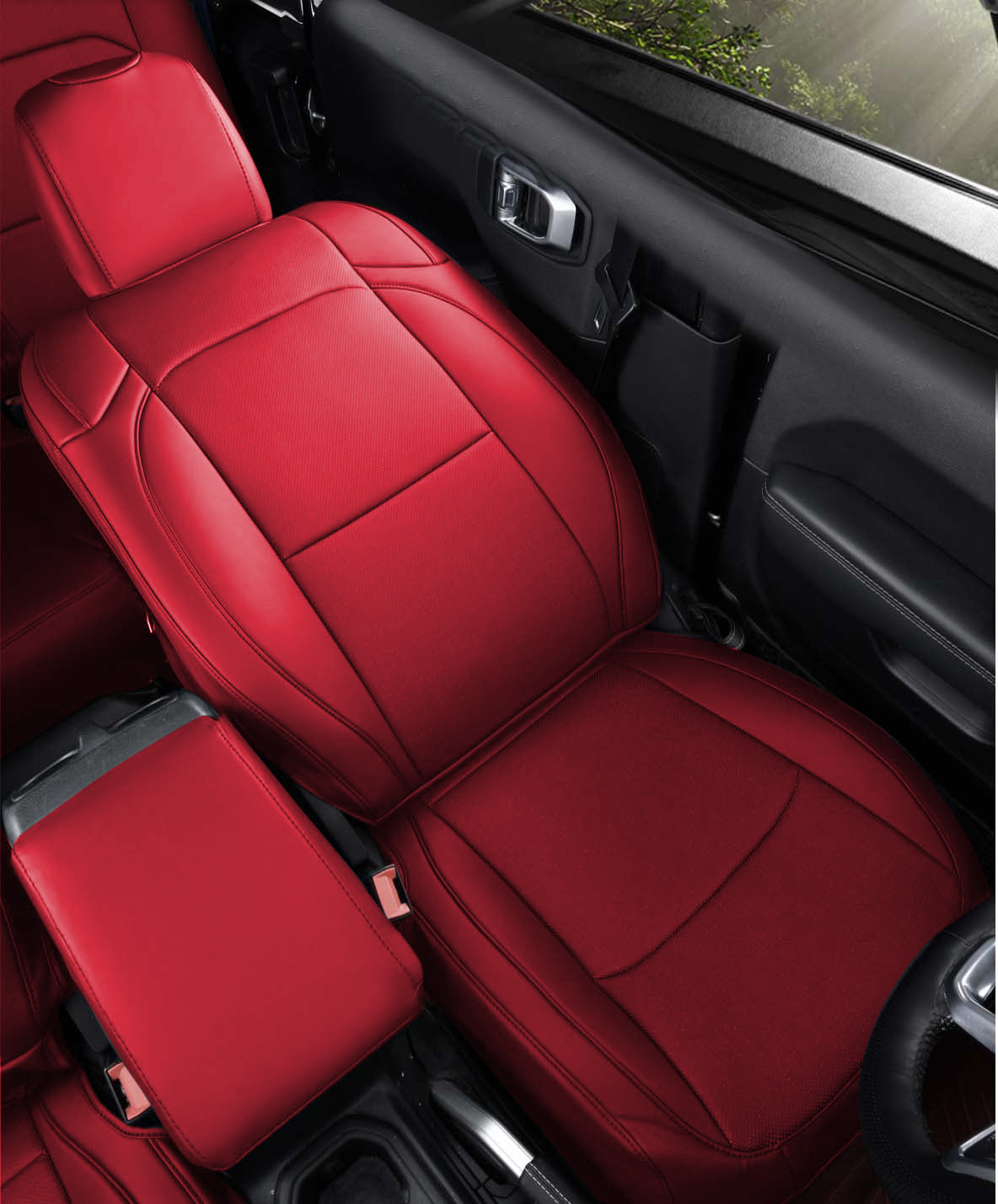 Juego completo de fundas de asiento personalizadas para Jeep Wrangler