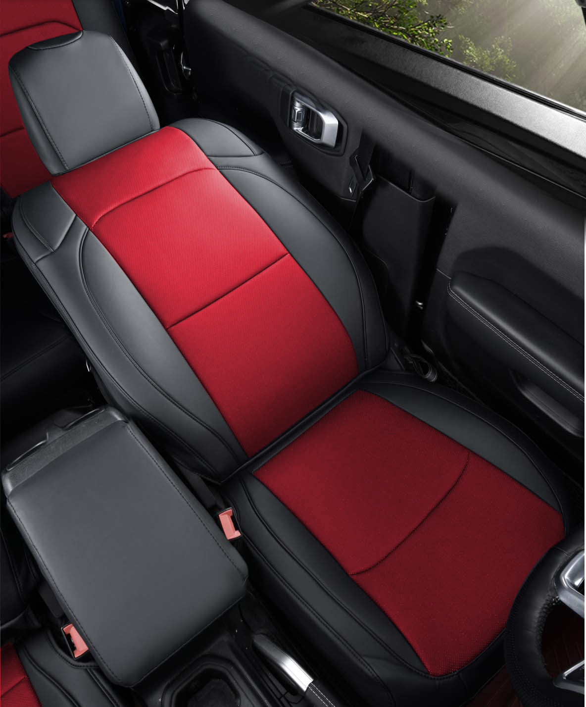 Juego completo de fundas de asiento personalizadas para Jeep Wrangler