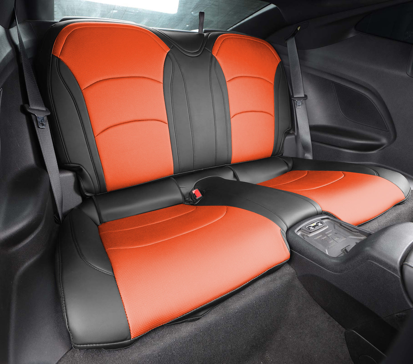 Seat Cover for 2010-2015 5th /2016-2024 6th Gen Camaro  LT LS RS SS Custom Fit Interior Upholstery Faux Leather Seat Covers