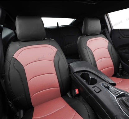 Seat Cover for 2010-2015 5th /2016-2024 6th Gen Camaro  LT LS RS SS Custom Fit Interior Upholstery Faux Leather Seat Covers
