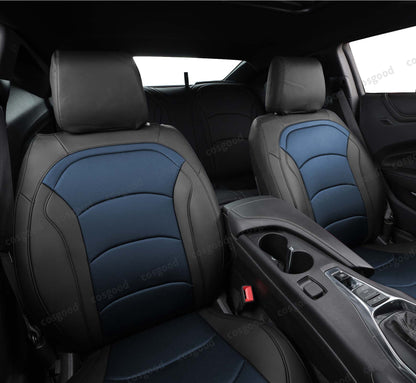 Seat Cover for 2010-2015 5th /2016-2024 6th Gen Camaro  LT LS RS SS Custom Fit Interior Upholstery Faux Leather Seat Covers
