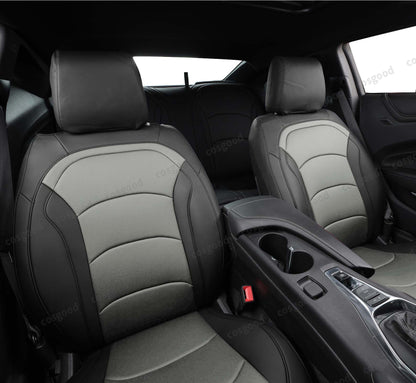 Seat Cover for 2010-2015 5th /2016-2024 6th Gen Camaro  LT LS RS SS Custom Fit Interior Upholstery Faux Leather Seat Covers