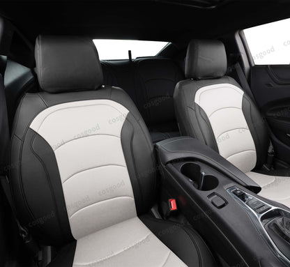 Seat Cover for 2010-2015 5th /2016-2024 6th Gen Camaro  LT LS RS SS Custom Fit Interior Upholstery Faux Leather Seat Covers